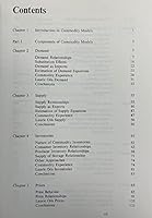 Dynamic commodity models: specification, estimation, and simulation 0669818771 Book Cover