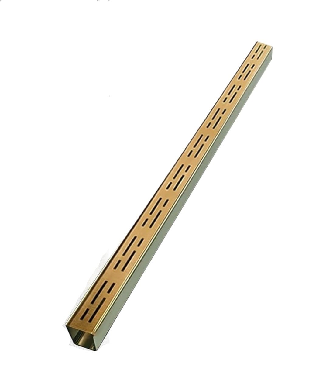 System odwadniania rowów ze stali nierdzewnej 304 do podjazdów i ogrodów(Gold,7x5cm)