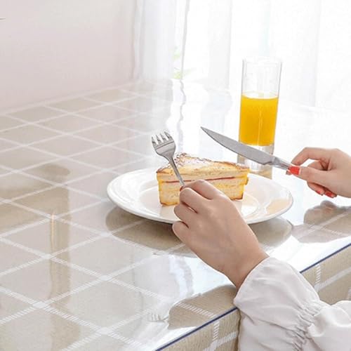 Tapis de protection transparent pour table à manger et restaurant propre