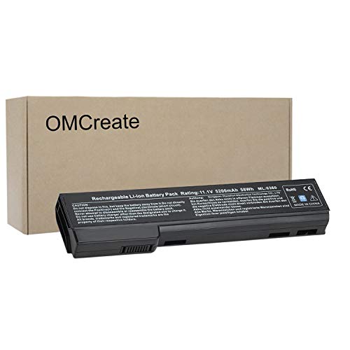 OMCreate 628668-001 628666-001 Battery Compatible with HP EliteBook 8460P 8470P 8560P 8570P; HP ProBook 6470B 6570B 6460B 6560B 6360B,fits P/N CC06 CC06XL QK642AA