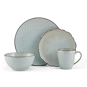 Pfaltzgraff Joanne 16 Piece Dinnerware Set, Service For 4 Assorted