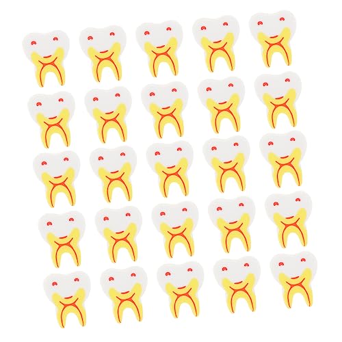 Abaodam 50個かわいい歯型消し 子供向け文房具 アートやお絵かきに クリニックの やパーティーの景品にぴったり