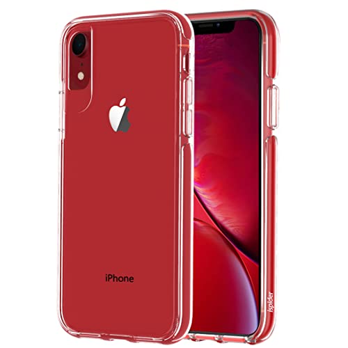 ismabo Clear Case for iPhone XR [Military Grade Drop Tested] Shockproof Cover Anti-Yellow Anti-Slippery Anti-Scratches Bumper Case for iPhone XR 6.1'' Red