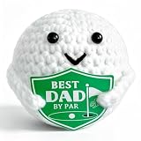 Lotsduoler Funny Fathers Day Dad Gifts from Daughter Son Wife - Ideal Father's Day Birthday Gift for Father Daddy New Dads - Best Dad by Par Handmade Crochet Golf Fathers Day Mens Gifts Ideas