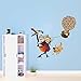 Kelly Wall Decals Up Movie Design Floating House Funny Cartoon Design Child's Bedroom Wall Decoration - Size: 10 Inches X 9 Inches