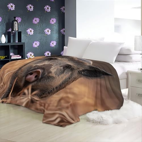 Couverture en microfibre flanelle 3D, qualité supérieure pour lit