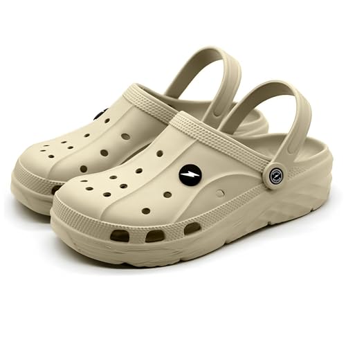 Image of BRUTON Unisex EVA Sandals | Lightweight Clogs with Adjustable Back Strap | Breathable Anti-Slip Casual Sandals for Walking, Beach, Travel & Daily Wear