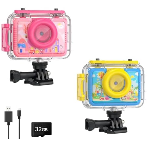 GKTZ Kids Waterproof Camera - Underwater Camera Birthday Gifts for Girls Boys Cover