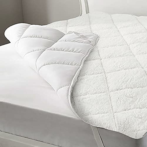 Topper Letto Singolo con Sherpa in Morbida
