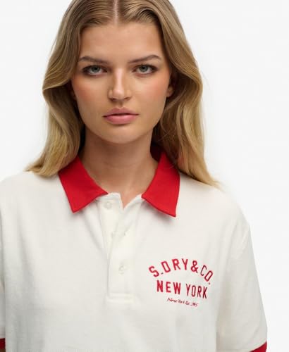 Polo en tissu éponge femme Superdry Heritage - vue 4