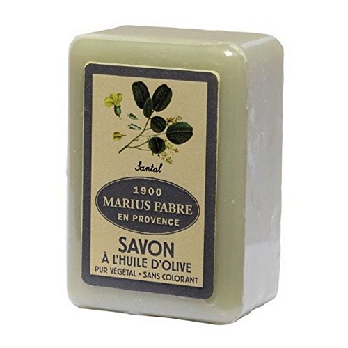 Savon de Marseille Soap Sandalwood Marius Fabre 5.3 Oz Bar by Marius Fabre