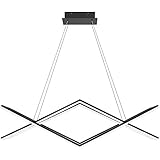 Quoizel PCNEW136MBK Newman Pendant, 1-Light LED 45 Watts, Matte Black