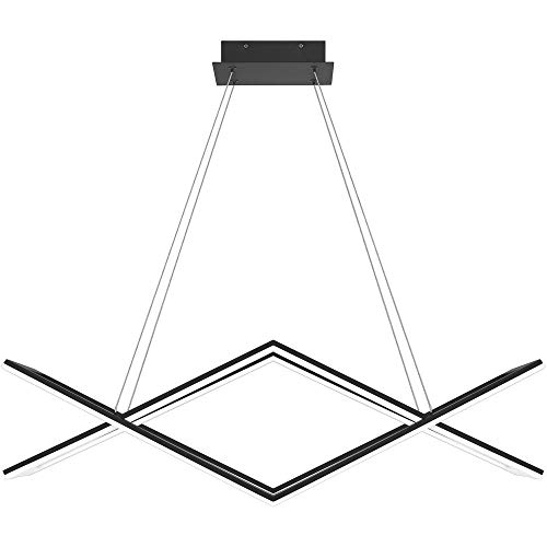 Quoizel PCNEW136MBK Newman Pendant, 1-Light LED 45 Watts, Matte Black