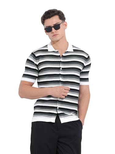 Chemise coupe ajustée manches mi-longues le confort extensible homme