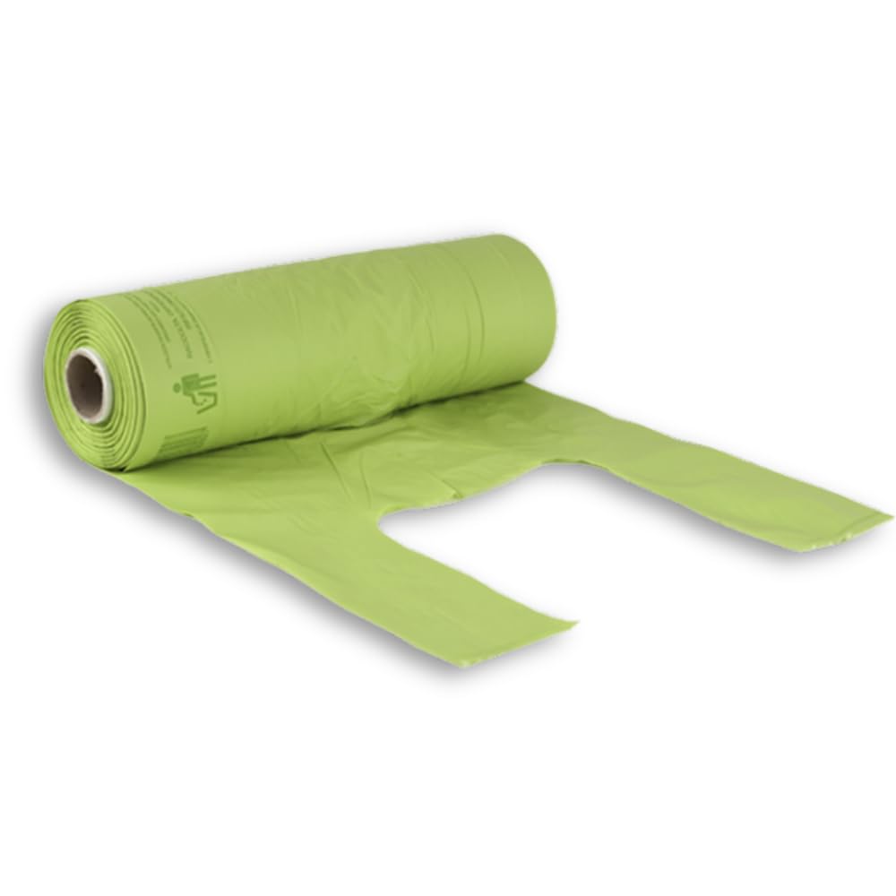 Buste Shopper Biodegradabili 35x65cm - 4kg Sacchetti Verdi Per Spesa E Organico - Foto 9