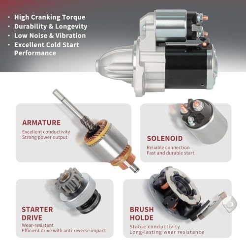 Hyanne 17840N Starter Replacement para Subaru Forester 2.0L14-18 2.5L08-18 Crosstrek 16-17 Impreza 2.0L12-16 2.5L08-11 Legacy Outback 2.5L15-19 3.6L17-19 WRX 15-21 miniatura 6