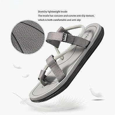 Men Non Slip Toe Corrector Flip Flops, Summer Breathable Orthopedic Bunion Corrector Sandals for Men, Comfy Outdoor Beach Slip on Flip Flopsslippers,2