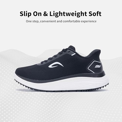 IIV Women Walking Shoes | Arch Support Orthotic Tennis Sneakers | Lightweight Cushioning Running Shoes for Plantar Fasciitis US 6-114