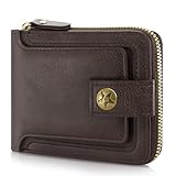 Grande capacité : le portefeuille à fermeture éclair présente un design pratique avec plusieurs emplacements pour cartes, comprenant 9 emplacements pour cartes, 1 poche zippée pour les pièces, 1 poche pour les documents et 1 grand compartiment pour l'argent liquide, offrant suffisamment d'espace de rangement pour répondre à vos besoins quotidiens