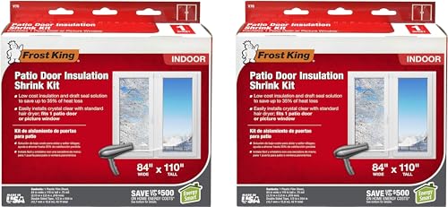 Image of Frost King V76H Shrink Window Kit 84-Inch by 110-Inch, Clear
