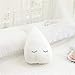 ZHANGZJ Giocattoli di Peluche del Cuscino Moon Water Drop Drop Peluche Cuscino Cuscino Nube Peluche Giocattoli Decorazione della Stanza (Color : White Water Drop)