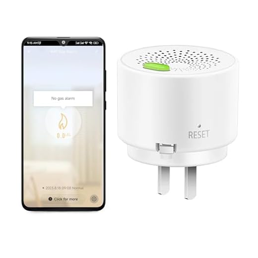 Wireless Natural Gas Alarm - Plug in Explosive Gas Detector combo for Flammable Gases, Methane, Propane, Butane, LPG, LNG, WiFi Gas Leak Sensor, Natural Gas Leak Detector for Home, RV, Trailer, Camper