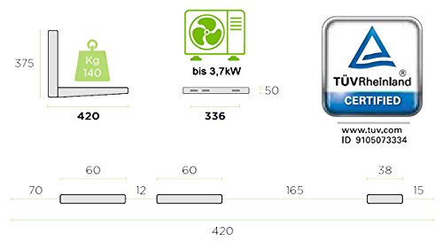 Universal Wandhalter Halter Wandkondole für Split Klima Klimaanlage Klimagerät 7000/ 9000/ 12000 btu-4