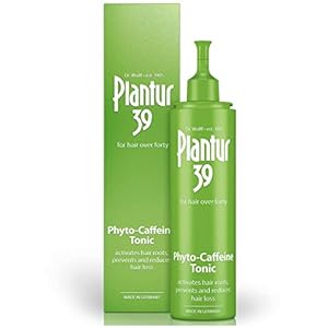 Plantur 39 Cafeïne Tonic voorkomt en vermindert haaruitval 200ml | Ondersteuning van haargroei en haarverdikking | Haarverzorging voor vrouwen, Made in Germany