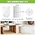 Teivio 2 Gallon 320 Counts Strong Trash Bags Garbage Bags, Bathroom Trash Can Bin Liners, Small Plastic Bags for Home Office Kitchen Kitchen (Clear)