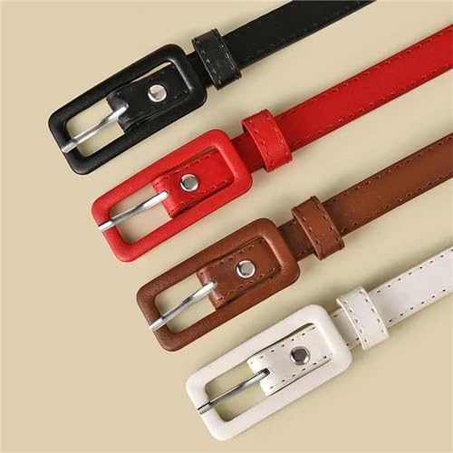 Womens Shiny PU Leather Waist Belt Women Thin Belts Waistband Pin Buckle Straps For Dress Casual Belt2