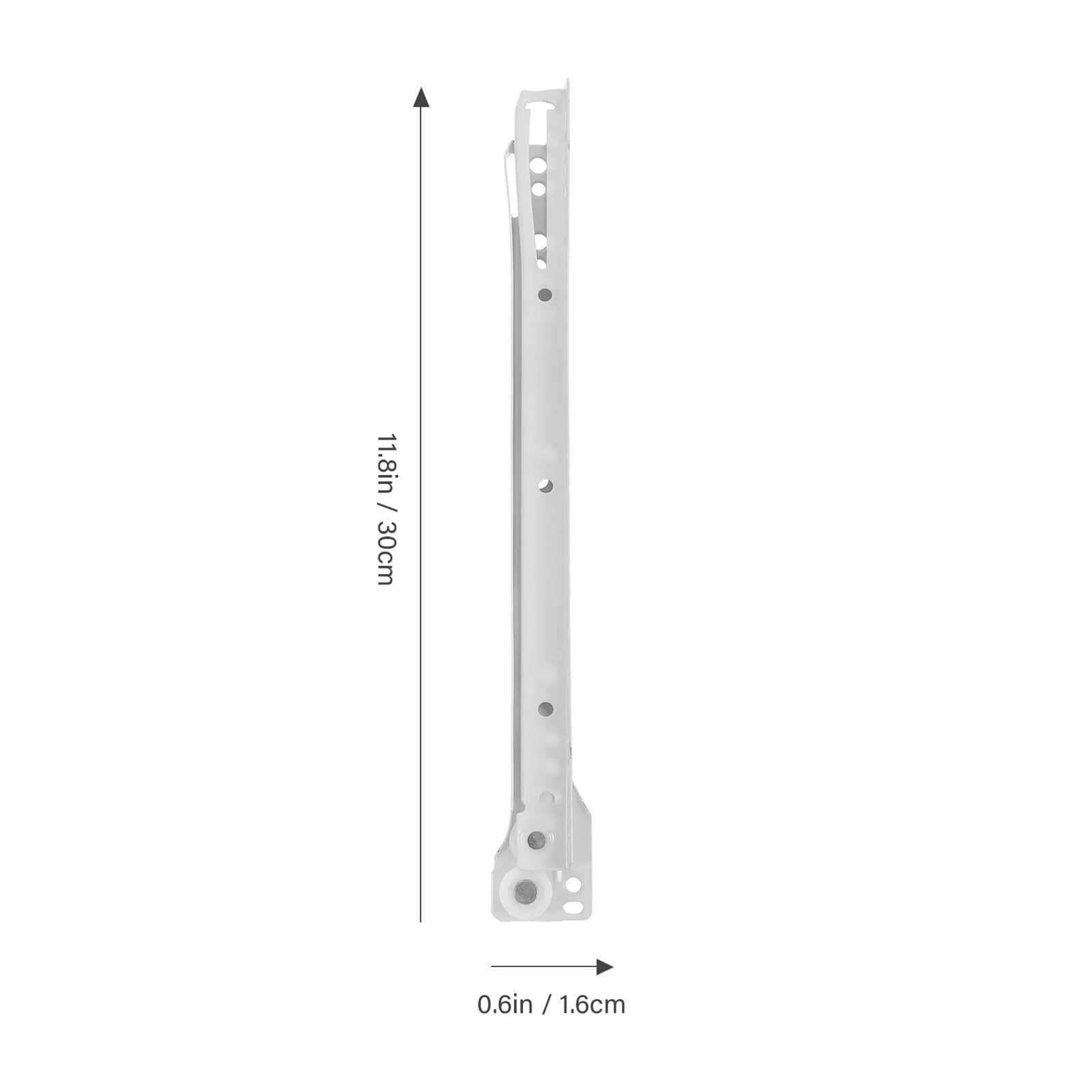 Guide per cassetti con cuscinetti a sfera montati 2 Set Di Guide Cassetti For Tastiera Resistenti Con Ruote In Nylon