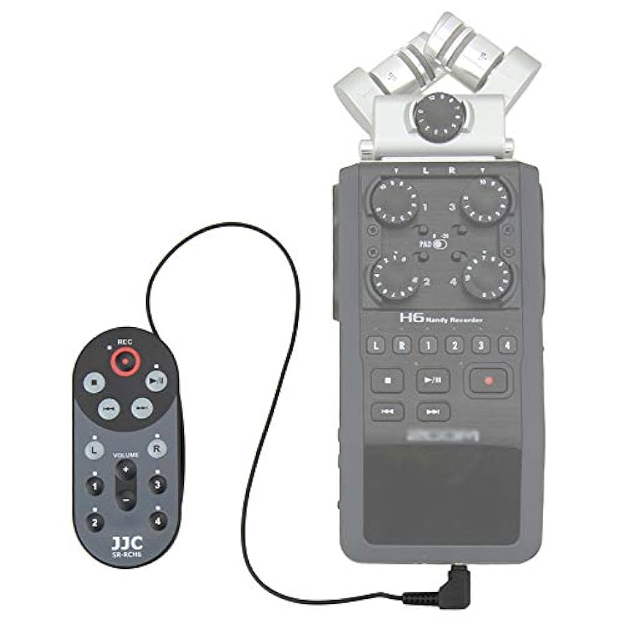 Zoom H6 マルチトラックレコーダー + リモコン Amazon.co.jp: JJC ズーム ZOOM H6 用 リモートコントロール H6