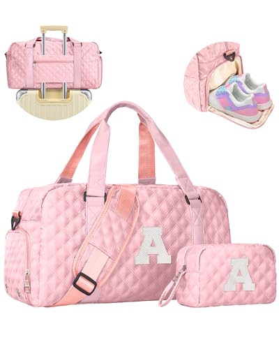 Gifts for Women Girls Travel Duffle Bag: Personalized Weekender Dance Cheer bag Sports for Girl, Gymnastics Bags, Birthday Gifts for Mom/Grad gift, Women Girls Kids Teens