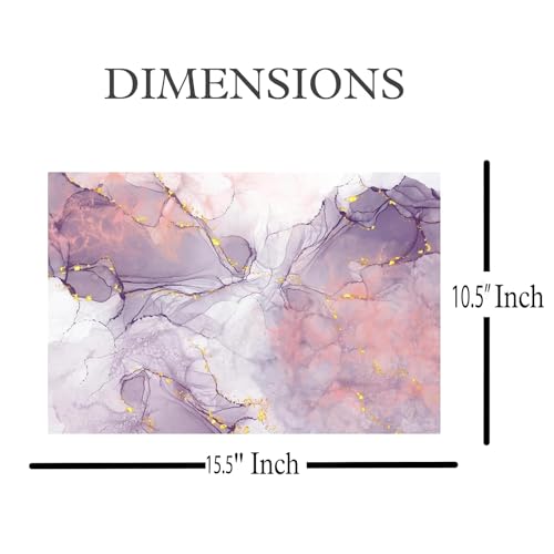 Image of Laptop Skin Stickers HD Quality Sticker for Laptops Upto 15.6 inch (Dustproof|Waterproof|Scratchproof|Reusable) - PK Marble RON1