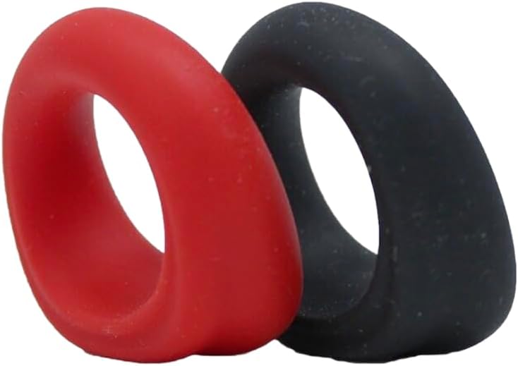 Stretchy Silicone Male Enhancer 2-Pack for Prolonged Delay and Size Enhancement