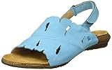 Lederfutter El Naturalista Damen N5068 Sandale, türkis, 38 EU