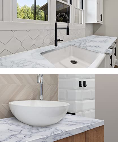 Glainte MCPK White Marble Countertop Paint Kit Kitchen Bathroom Counter Top Refinishing Kit thumb #2