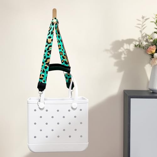 Image of Strap Wrap for Bogg Bag, Accessory for Bagg Bag, With Adjustable Shoulder Leopard Print Crossbody Strap