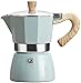 ZFQZKK Moka Pot House Hand Wared Coffeenek Włoskie Espresso Espresso Dolny filtra dontu mini ekspres do kawy (Color : Blue, Size : 150ml)