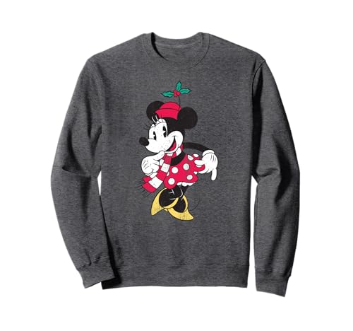 Sweatshirt Disney Holiday Minnie anti-bouloche coton chaud