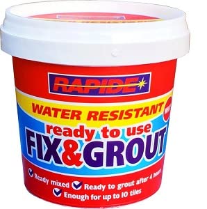 500g Water Resistant Ready to Use Filler Paste for Small Wall Tiling Jobs (Fix & Grout)