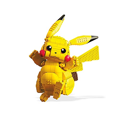 Mega Mega Pokémon Jumbo Pikachu toy building set, 12 inches tall, poseable, 825 bricks and pieces, for boys and girls… – Bild 3