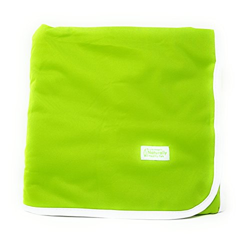Dr. Judy Morgan's Naturally Healthy Pets Washable Incontinence Pad Chair Bed Changing Pad Pet Mat (Green)