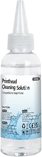 100ml Printhead Cleaning solution for Inkjet Printers Printer Nozzle Cleaning solution Compatible for All Print Head of Printers Epson/HP/Canon/Brother And More