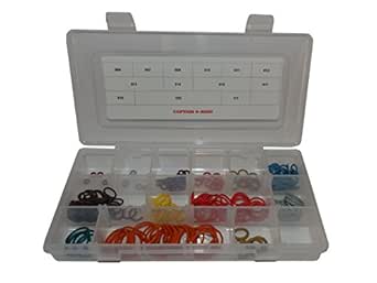 Kit Di 5 Oring Per Marker Azodin – Blitz, Kaos, ATS, KP – Con Codice Colore (Captain O-Ring)
