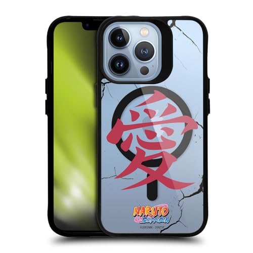 Cadeau Naruto coque iPhone 13 Pro Gaara noire compatible avec MagSafe