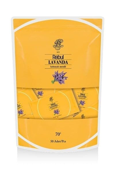 Lavanda Kolonyalı Mendil 50'li