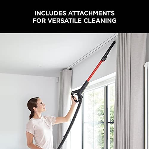Shark Cordless Upright Vacuum Cleaner [ICZ300UK] 60 Minute Run Time*, Anti Hair Wrap, PowerFins, Powered Lift-Away, Red