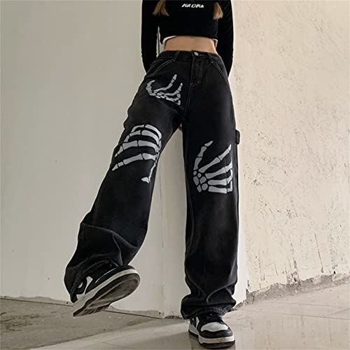 MAEHARRT Y2k Goth Cargo Pants Gothic Punk Hip Hop Low Rise Cargo Pants Harajuku Cargo Pants Women Baggy Y2k Streetwear3
