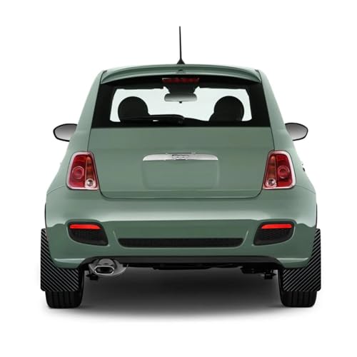 Bavettes Fiat 500 et Abarth 595 garde-boue de course sans perçage avec autocollant flèche - 7
